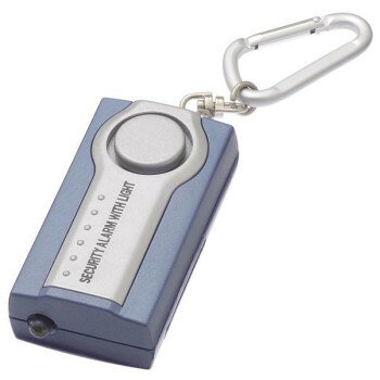 SE25BL　LEDライト付セキュリティーアラーム　ブルー