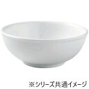 福井クラフト メラミン12.8cm細渕付丸盛鉢白グロス 75006040(3)