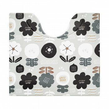 スキマにピタっ!PVCトイレマット 55×60cm キンプ