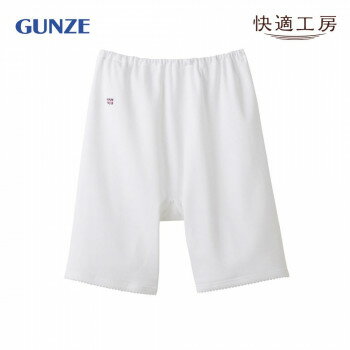 グンゼ インナー 快適工房 3分丈パンティ ホワイト M KQ3063