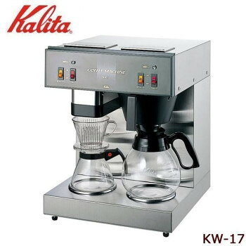 オフィス、イベント、店舗用に最適なコーヒーマシン。100杯/hとスピーディーな抽出ができる業務用コーヒーマシンです。1〜4カップ用と15カップ用と左右で使い分けができるので、抽出ロスがありません。使い勝手が良く、お手入れの楽なステンレスタイプです。サイズ幅360×奥行380×高さ460〜470mm個装サイズ：36.0×38.0×47.0cm重量11.5kg(満水質量15.5kg)個装重量：11500g素材・材質本体:ステンレス仕様【本体】1〜15カップ用電源:100V/1420W　50/60Hz定格電流:14.2Aコード長:2m最大使用水量:15カップ/1.8L、4カップ/0.56L能力:100杯/h使用ロシ:立ロシ27cm・102ロシ【ファンネル、ドリッパー、メジャーカップ、計量カップ】電子レンジ使用不可、食洗機使用不可【デカンタ】電子レンジ使用不可、食洗機使用可【サーバー】電子レンジ使用可、食洗機使用不可付属品プラスチックファンネル♯151.8Lデカンタ102Dセット(2〜4人用AS樹脂製ドリッパー、102ロシ×40枚、500サーバーN、メジャーカップ、ロト受け)2000cc計量カップ取扱説明書保証書(保証期間:1年)生産国日本fk094igrjs