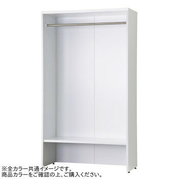 豊國工業 エンド用ワードローブダブル RLK-EWW-BBT