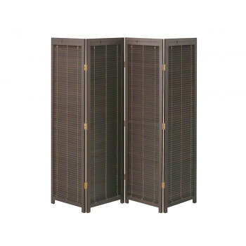 弘益(KOEKI) UTILITY 衝立4連 ブラウン 高さ1720mm JPLB4BR