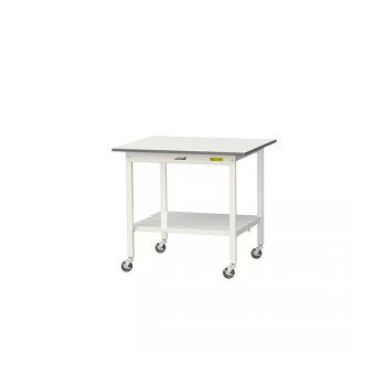 山金工業(YamaTec) SUPC-975TT-WW ワークテーブル150シリーズ 移動式 (H826mm) 900×750mm (全面棚板付)