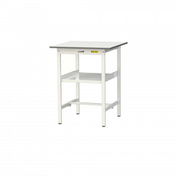 山金工業(YamaTec) SUPH-775F-WW ワークテーブル150シリーズ 固定式 中間棚付 (H95...