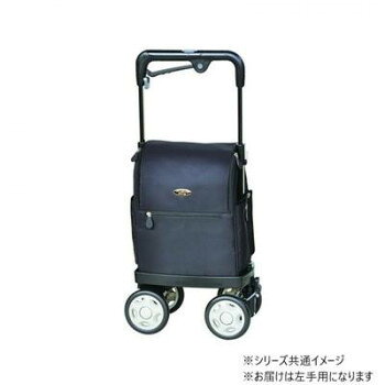 ファスナー使用で開口部が広いショッピングカートです。手元で駐車ブレーキ操作ができます。ボタンを押して高さ6段階調節が可能。開口部が広いため、荷物の出し入れが楽です。レインカバー付きで車体を雨やほこりから守ります。※お届けは左手用になります。※買い物などを入れて運ぶための商品であり、歩行の補助としては使用できません。※シルバーカー、歩行者、杖の代わりとして使用することはできません。サイズ幅210×奥行380×高さ648〜860mm、バッグ:幅265×奥行160×高さ370mm個装サイズ：39×21×67cm重量2.6kg個装重量：3400g素材・材質本体:アルミ・合成樹脂バッグ:ポリエステル車輪:EVA樹脂(135mm)仕様SGマーク取得済み積載量:6kg内容量:約15リットル生産国製造:台湾 組立:日本fk094igrjs