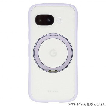 Chrme-CLEAR+mag GooglePixel10a専用背面型ケースラベンダー GP10a-CHMG04