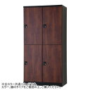 豊國工業 オール扉タイプ可動棚式4人用2列2段 W900(内筒交換錠) RLK-TTKN4290-BMB