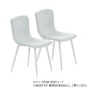 B.Bファニシング ダイニングチェア 2脚セット 「フェムト」 ホワイト ONCH0279FAWHT