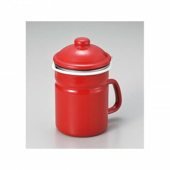 活性炭付オイルポット0.7L　PCL-06R・レッド　PCL-06R・レッド