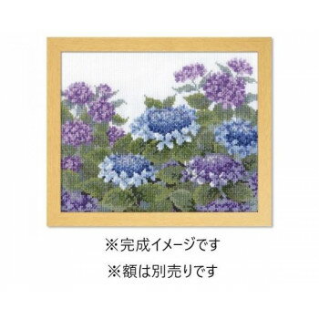 オリムパス　オノエ・メグミ　ししゅうキット　愛すべき花たち　紫陽花　7451