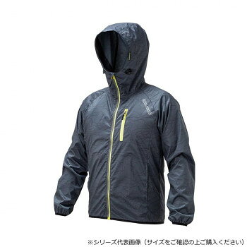 喜多 耐久撥水ストレッチ ウインドブレーカー L クレイチャコール No3050