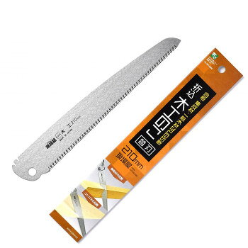 おすすめ現場屋折込鋸木工タイプ用の替刃です。ドライバーやコイン等でネジを外し、簡単に刃の交換が出来ます。サイズ刃渡り:210mm、板厚:0.75mm個装サイズ：26.3×4.6×1cm重量39g個装重量：500g素材・材質SK-5(炭素工具鋼)生産国日本fk094igrjs