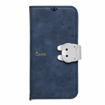 Rakuten - iPhone15/14/13兼用手帳型ケース New Cocotte Navy iP23-61-COT06