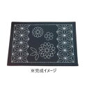オリムパス 刺し子キット ティーマット 古典菊と麻の葉 SK-312