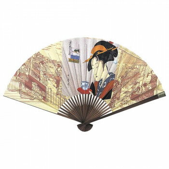 日本製(MADE IN JAPAN) 飾り扇 おきた 5514