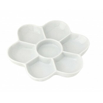 墨運堂 陶器 梅 皿 18.0cm