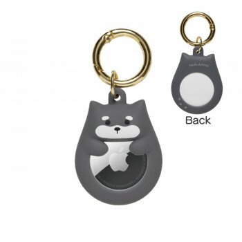 Petit Animal AirTagケース くろ柴 AT-PA04