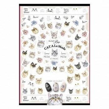 Sha-Nail Pro 写ネイル ネイルシール CAT A La Mode/キャットアラモード CALM-001