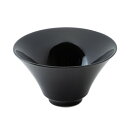光洋陶器 花伝 白翔 21.5cm深口ラーメン丼 黒 C-1450cc 50130022