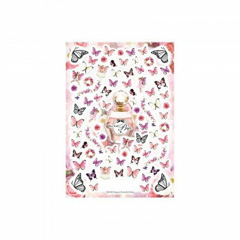 Sha-Nail Pro 写ネイル ネイルシール Elegant Butterfly(Pink) EBF-001