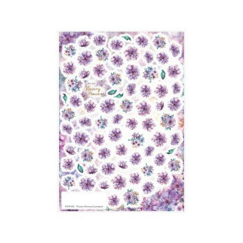 Sha-Nail Pro 写ネイル ネイルシール Watery Flowers (Lavender) ウォータリーフラワー ラベンダー WFW-001 Sha-Nail Pro 写ネイル ネイルシール Watery Flowers (Lavender) ウォータリーフラワー ラベンダー WFW-001