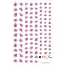 Sha-Nail Pro 写ネイル ネイルシール 水彩 アネモネ(ライラックパープル) SL-WCAM-002