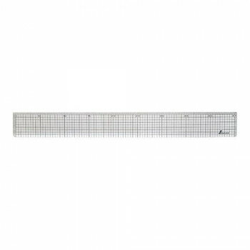 シンワ測定 方眼直定規 アクリル製 45cm 77097