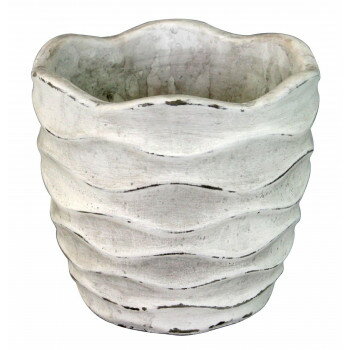 おすすめ重厚感のあるデザインです。サイズφ160×H150mm個装サイズ：16.0×17.0×17.0cm重量1.3kg個装重量：1400g素材・材質セメント仕様水抜き穴あり生産国中国fk094igrjs