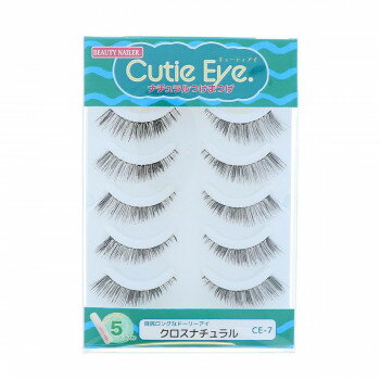 おすすめ軸が透明で着けた感じが少ないナチュラルな仕上がりのつけまつげです。キューティアイは全て手作りされ、滅菌処理を施しています。また、SGSグループの品質検査合格済です。※水洗いによる再使用はお避け下さい。※剥がすときは肌の負担にならないようやさしく剥がして下さい。※お子様の手の届かない場所に保管して下さい。※グルーは汗や水に強いタイプを使用しておりますが激しい運動や強い風を受ける状況下、涙などで接着力が弱まる場合があります。※お肌に合わない場合はご使用をおやめください。※お肌の弱い方、アレルギー体質の方は使用前にグルーのパッチテストを行ってください。※傷、腫れ物や湿疹などのお肌に以上がある場合はご使用をおやめ下さい。※使用中にかゆみや赤みなどの異常があらわれた場合は使用を中止し、皮膚科専門医へご相談下さい。サイズH143×W84×D14mm個装サイズ：14.3×8.4×1.4cm重量(約)20g個装重量：20g素材・材質まつげ:人毛グルー:アクリルベース(ラテックス非配合)仕様タイプ:クロスナチュラル生産国韓国fk094igrjs