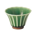 光洋陶器 花伝 かすみ 緑 8cm深小鉢 56171091(3)