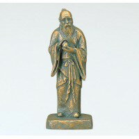 竹中銅器　北村西望作　不老長寿　小　16-03