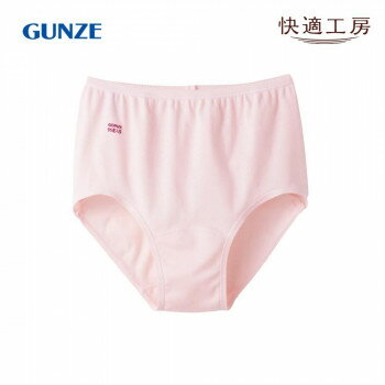 グンゼ ショーツ 快適工房 レギュラーショーツ 足ぐりレース仕様 ライトピンク LL KQ5070