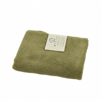 おうちじかんフェイスタオル オリーブグリーン OTZG-288OG(3)