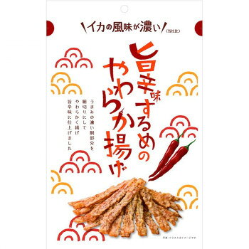 雲南市オロチの爪を使ったマイルドな辛味シーズニングに雲南市オロチの爪を使用しています、マイルドな辛味が特徴の韓国種を使うことで誰にでも楽しんでいただける味に仕上げました。内容量50gサイズ個装サイズ：95×32×32cm重量個装重量：2400g仕様賞味期間：製造日より120日セット内容48個入生産国日本栄養成分100g当たりエネルギー455kcal、たんぱく質17.9g、脂質24.6g、炭水化物40.9g、食塩相当量3.8g原材料名称：魚介類加工品小麦粉(国内製造)、いか、植物油脂、旨辛味シーズニング(砂糖、食塩、唐辛子、たん白加水分解物、えびパウダー、その他)、砂糖、食塩、乾燥卵白、唐辛子、酵母エキス/加工でん粉、調味料(アミノ酸等)、グリセリン、酸味料、ソルビット、甘味料(甘草、ステビア、ネオテーム)、乳化剤、香料、香辛料抽出物、(一部に小麦・卵・えび・いか・大豆・ごまを含む)アレルギー表示卵、小麦、えび、かに、いか、ごま（原材料の一部に含んでいます）その他アレルギー大豆保存方法常温で保存してください。製造（販売）者情報製造者:まるか食品株式会社広島県尾道市美ノ郷町本郷455-10fk094igrjs