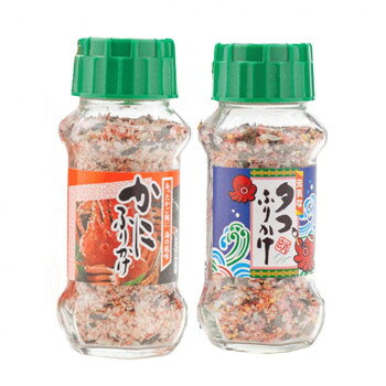 風味ゆたかなふりかけあたたかいご飯におむすび、お弁当にふりかけて、お召し上がりください。【かにふりかけ】赤色を基調とした色合いで、蟹のイメージ及び風味をいかし、ごま・のり風味を高め、卵殻Caを添加したふりかけです。【タコふりかけ】赤色を基調とし、たこの風味を生かしたふりかけです。たんぱく質やカルシウムが豊富な「たこふりかけ」です。内容量かにふりかけ(85g)・タコふりかけ(85g)×各15個サイズ個装サイズ：34.8×17.2×43.5cm重量個装重量：12000g仕様賞味期間：製造日より360日生産国日本栄養成分栄養成分表(100g当たり)【かにふりかけ】熱量:403kcal、たんぱく質:13.8g、脂質:12.1g、炭水化物:59.8g、食塩相当量:8.6g、カルシウム:510mg【タコふりかけ】熱量:417kcal、たんぱく質:15.8g、脂質:14.2g、炭水化物:56.4g、食塩相当量:9.4g、カルシウム:260mg原材料名称：ふりかけ【かにふりかけ】ポテトフレーク(アメリカ製造、バングラデシュ製造)、ごま、カニ風味顆粒(麦芽糖、でん粉、デキストリン、食塩、カニエキス、その他)、ぶどう糖、海老風味顆粒(コーンスターチ、乳糖、砂糖、その他)、乾燥かに風味かまぼこ(スケトウダラすり身、卵白、馬鈴薯澱粉、植物油脂、食塩、魚介エキス)、鮭風味顆粒、食塩、のり、でん粉、醤油、砂糖、デキストリン、ほうれん草粉末、トマトパウダー/調味料(アミノ酸等)、着色料(ラック、紅麹、カロチノイド、カラメル)、ソルビトール、卵殻Ca、加工でん粉、pH調整剤、香料、酸化防止剤(V.E)、甘味料(ステビア、カンゾウ)、(一部に卵・乳成分・小麦・えび・かに・さけ・大豆・豚肉・ゼラチン・ごまを含む)【タコふりかけ】炒りごま(国内製造)、卵風味顆粒(乳糖、コーンスターチ、卵黄末、砂糖、その他)、ポテトフレーク、鮭風味顆粒(乳糖、砂糖、食塩、鮭パウダー)、パン粉、乾燥たこ風味かまぼこ(鱈すり身、でん粉、その他)、たらこ風味顆粒、砂糖、食塩、のり、でん粉、発酵調味料、乾燥タコチップ、魚醤、和風調味料、デキストリン、野菜エキス、酵母エキス/調味料(アミノ酸等)、加工でん粉、ソルビット、着色料(カロチノイド、紅麹、カラメル)、香料、酸化防止剤(V.E)、(一部に卵・乳成分・小麦・かに・いか・さけ・さば・大豆・豚肉・ごまを含む)アレルギー表示卵、乳、小麦、えび、かに、いか、ごま、さけ、さば、大豆、豚肉、ゼラチン（原材料の一部に含んでいます）保存方法直射日光などの高温や多湿を避けて、保存してください。製造（販売）者情報製造者:株式会社みなり広島県東広島市河内町下河内636fk094igrjs