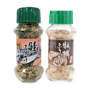 風味ゆたかなふりかけあたたかいご飯におむすび、お弁当にふりかけて、お召し上がりください。【鮭ふりかけ】北海道産のさけフレークを使用し、鰹・胡麻・海苔で風味を高めています。【牡蠣ふりかけ】国産牡蠣を顆粒に練り込み独特の風味をお楽しみいただけるふりかけです。内容量鮭ふりかけ(85g)・牡蠣ふりかけ(95g)×各15個サイズ個装サイズ：34.8×17.2×43.5cm重量個装重量：12000g仕様賞味期間：製造日より360日生産国日本栄養成分栄養成分表(100g当たり)【鮭ふりかけ】熱量:350kcal、たんぱく質:14.0g、脂質:9.4g、炭水化物:52.3g、食塩相当量:13.5g【牡蠣ふりかけ】熱量:391kcal、たんぱく質:9.4g、脂質:8.4g、炭水化物:69.4g、食塩相当量:7.6g原材料名称：ふりかけ【鮭ふりかけ】炒りごま(国内製造)、ぶどう糖、ポテトフレーク、でん粉、鮭風味顆粒(乳糖、砂糖、食塩、鮭パウダー)、食塩、のり、さけフレーク、あおさ、砂糖、乾燥鮭パウダー、デキストリン、醤油、鰹節粉末、粉末醤油、トマトパウダー、辛子明太子、発酵調味料、風味調味料、香辛料、野菜エキスパウダー/調味料(アミノ酸等)、加工でん粉、着色料(カロチノイド、カラメル、紅麹、ラック)、香料、酸化防止剤(ビタミンE)、甘味料(カンゾウ、ステビア、アセスルファムK)、酸味料、香辛料、(一部に乳成分・小麦・えび・いか・さけ・大豆・ごまを含む)【牡蠣ふりかけ】ぶどう糖(国内製造)、ごま、牡蠣、でん粉、ポテトフレーク、食塩、顆粒醤油、砂糖、デキストリン、醤油、ホタテエキス、鰹節粉末、粉末醤油/加工でん粉、調味料(アミノ酸等)、香料、カラメル色素、貝Ca、甘味料(カンゾウ、ステビア)、酸化防止剤(V.E)、(一部に小麦・大豆・ゼラチン・ごまを含む)アレルギー表示乳、小麦、えび、いか、ごま、さけ、大豆、ゼラチン（原材料の一部に含んでいます）保存方法直射日光などの高温や多湿を避けて、保存してください。製造（販売）者情報製造者:株式会社みなり広島県東広島市河内町下河内636fk094igrjs