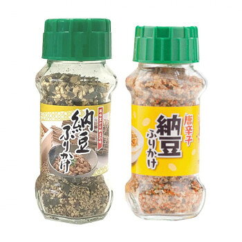 風味ゆたかなふりかけあたたかいご飯におむすび、お弁当にふりかけて、お召し上がりください。【納豆ふりかけ】納豆の粘り・風味をいかしたふりかけです。FD納豆を使用し、鰹・胡麻・海苔で風味を高めています。【唐辛子納豆ふりかけ】風味豊かな納豆とピリ辛唐辛子のくせになる旨さを楽しめるふりかけです。内容量納豆ふりかけ(85g)・唐辛子納豆ふりかけ(90g)×各15個サイズ個装サイズ：34.8×17.2×43.5cm重量個装重量：12000g仕様賞味期間：製造日より360日生産国日本栄養成分栄養成分表(100g当たり)【納豆ふりかけ】熱量:427kcal、たんぱく質:23g、脂質:19g、炭水化物:40g、食塩相当量:10.6g【唐辛子納豆ふりかけ】熱量:351kcal、たんぱく質:12.8g、脂質:3.9g、炭水化物:66.2g、食塩相当量:10.4g原材料名称：ふりかけ【納豆ふりかけ】炒りごま(国内製造)、納豆、でん粉、食塩、砂糖、ぶどう糖、鰹節粉末、発酵調味料、鰹削り節、のり、あおさ、蛋白加水分解物、デキストリン、ナンプラー、粉末醤油、かつおエキス粉末、醤油、鰹節エキス、酵母エキス、野菜エキス、魚介エキス/加工でん粉、酸化防止剤(V.E)、(一部に小麦・大豆・豚肉・ゼラチン・ごまを含む)【唐辛子納豆ふりかけ】ポテトフレーク(アメリカ製造、バングラデシュ製造)、唐辛子顆粒(乳糖、唐辛子、砂糖、その他)、ぶどう糖、納豆、顆粒醤油(デキストリン、醤油、食塩)、でん粉、食塩、唐辛子、砂糖、醤油、のり、デキストリン、ポークエキスパウダー、酵母エキス、乾燥鶏肉粉末、トマトパウダー、抹茶、鰹節粉末、あおさ、野菜エキスパウダー、発酵調味料、こしょう/調味料(アミノ酸等)、加工でん粉、着色料(カラメル、カロチノイド、ラック)、貝Ca、甘味料(ステビア、カンゾウ)、(一部に乳成分・小麦・大豆・鶏肉・豚肉・ゼラチンを含む)アレルギー表示乳、小麦、ごま、大豆、鶏肉、豚肉、ゼラチン（原材料の一部に含んでいます）保存方法直射日光などの高温や多湿を避けて、保存してください。製造（販売）者情報製造者:株式会社みなり広島県東広島市河内町下河内636fk094igrjs