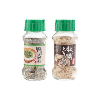 ふりかけセット野沢菜ふりかけは、緑色を基調とした色合いで野沢菜のイメージ及び風味を生かしたふりかけです。野沢菜に、ごま・のり・鰹で風味を高めています。牡蠣ふりかけは、国産牡蠣を顆粒に練り込み、独特の風味をお楽しみいただけるふりかけです。ほかほかご飯、おむすび、お弁当にふりかけて、お召し上がりください。内容量野沢菜ふりかけ:90g/個、牡蠣ふりかけ:95g/個サイズ個装サイズ：34.8×17.2×43.5cm重量2775g個装重量：12000g仕様賞味期間：製造日より360日セット内容野沢菜ふりかけ:90g×15個牡蠣ふりかけ:95g×15個生産国日本栄養成分(100g当たり)野沢菜ふりかけ:熱量:366kcal、たんぱく質:15.0g、脂質:10.1g、炭水化物:53.8g、食塩相当量:15.7g牡蠣ふりかけ:熱量:391kcal、たんぱく質:9.4g、脂質:8.4g、炭水化物:69.4g、食塩相当量:7.6g原材料名称：ふりかけ【野沢菜ふりかけ】炒りごま(国内製造)、鰹風味顆粒(乳糖、食塩、鰹節粉末、砂糖、その他)、ポテトフレーク、ホウレンソウフレーク(小麦粉、乾燥ポテト、砂糖、その他)、脱脂小麦胚芽、ぶどう糖、乳糖、野菜風味顆粒(食塩、乳糖、キャベツパウダー、砂糖、澱粉、その他)、食塩、のり、乾燥野沢菜、わさび顆粒、砂糖、ほうれん草粉末、でん粉、デキストリン/調味料(アミノ酸等)、加工でん粉、貝Ca、着色料(クチナシ、カロチン、カラメル、紅花黄)、香料、(一部に乳成分・小麦・さば・大豆・ごまを含む)【牡蠣ふりかけ】ぶどう糖(国内製造)、ごま、牡蠣、でん粉、ポテトフレーク、食塩、顆粒醤油、砂糖、デキストリン、醤油、ホタテエキス、鰹節粉末、粉末醤油/加工でん粉、調味料(アミノ酸等)、香料、カラメル色素、貝Ca、甘味料(カンゾウ、ステビア)、酸化防止剤(V.E)、(一部に小麦・大豆・ゼラチン・ごまを含む)アレルギー表示乳、小麦、ごま、さば、大豆、ゼラチン（原材料の一部に含んでいます）保存方法直射日光などの高温や多湿を避けて、保存してください。製造（販売）者情報製造者:株式会社みなり/広島県東広島市河内町下河内636fk094igrjs