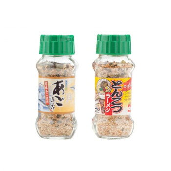 ふりかけセットあごふりかけは、国産のあご(とびうお)を使用した塩焼風味のふりかけです。とんこつラーメンふりかけは、茶色を基調とした色合いで、とんこつラーメンのイメージ及び風味のふりかけです。ねぎ、胡麻、海苔で風味を高めています。ほかほかご飯、おむすび、お弁当にふりかけてお召し上がりください。内容量あごふりかけ:80g/個、とんこつラーメンふりかけ:80g/個サイズ個装サイズ：34.8×17.2×43.5cm重量2400g個装重量：12000g仕様賞味期間：製造日より360日セット内容あごふりかけ:80g×15個とんこつラーメンふりかけ:80g×15個生産国日本栄養成分【あごふりかけ(100g当たり)】熱量 :427kcal、たんぱく質:17.7g、脂質 :16.1g、炭水化物:52.9g、食塩相当量:8.9g【とんこつラーメンふりかけ(100g当たり)】熱量 :357kcal、たんぱく質:9.4g、脂質 :7.4g、炭水化物:63.2g、食塩相当量:15.3g原材料名称：ふりかけ【あごふりかけ】炒りごま(国内製造)、ポテトフレーク、ぶどう糖、とびうお(国産)、でん粉、鰹風味顆粒(乳糖、食塩、鰹節粉末、砂糖、その他)、食塩、砂糖、醤油、のり、乾燥ネギ、乾燥おから、デキストリン、鰹節粉末、粉末醤油、発酵調味料、抹茶、あおさ、香辛料、野菜エキスパウダー/調味料(アミノ酸等)、加工でん粉、カラメル色素、貝Ca、甘味料(カンゾウ、ステビア、アセスルファムK)、(一部に乳成分・小麦・さば・大豆・ごまを含む)【とんこつラーメンふりかけ】味付油揚麺(小麦粉、動植物油脂、その他)(国内製造)、ポテトフレーク、ぶどう糖、でん粉、調味ごま(ごま、砂糖、その他)、食塩、しょうゆ風味顆粒(食塩、乳糖、粉末しょうゆ、砂糖、その他)、醤油、砂糖、ポークエキスパウダー、のり、乾燥ネギ、乾燥鶏肉粉末、デキストリン、野菜エキスパウダー、乾燥卵黄、発酵調味料、香辛料/調味料(アミノ酸等)、加工でん粉、着色料(カラメル、クチナシ)、貝Ca、香料、酸味料、甘味料(カンゾウ、ステビア)、香辛料抽出物、(一部に卵・乳成分・小麦・えび・さば・大豆・鶏肉・豚肉・ゼラチン・ごまを含む)アレルギー表示卵、乳、小麦、えび、ごま、さば、大豆、鶏肉、豚肉、ゼラチン（原材料の一部に含んでいます）保存方法直射日光などの高温や多湿を避けて、保存してください。製造（販売）者情報製造者:株式会社みなり/広島県東広島市河内町下河内636fk094igrjs