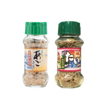 ふりかけセットあごふりかけは、国産のあご(とびうお)を使用した塩焼風味のふりかけです。たいふりかけは、国産の鯛を使用したわさび味のふりかけです。ほかほかご飯、おむすび、お弁当にふりかけてお召し上がりください内容量あごふりかけ:80g/個、たいふりかけ:85g/個サイズ個装サイズ：34.8×17.2×43.5cm重量2475g個装重量：12000g仕様賞味期間：製造日より360日セット内容あごふりかけ:80g×15個たいふりかけ:85g×15個生産国日本栄養成分【あごふりかけ(100g当たり)】熱量 :427kcal、たんぱく質:17.7g、脂質 :16.1g、炭水化物:52.9g、食塩相当量:8.9g【たいふりかけ(100g当たり)】熱量 : 333kcal、たんぱく質 : 11.8g、脂質 : 6.4g、炭水化物 : 57.1g、食塩相当量 : 10.8g原材料名称：ふりかけ【あごふりかけ】炒りごま(国内製造)、ポテトフレーク、ぶどう糖、とびうお(国産)、でん粉、鰹風味顆粒(乳糖、食塩、鰹節粉末、砂糖、その他)、食塩、砂糖、醤油、のり、乾燥ネギ、乾燥おから、デキストリン、鰹節粉末、粉末醤油、発酵調味料、抹茶、あおさ、香辛料、野菜エキスパウダー/調味料(アミノ酸等)、加工でん粉、カラメル色素、貝Ca、甘味料(カンゾウ、ステビア、アセスルファムK)、(一部に乳成分・小麦・さば・大豆・ごまを含む)【たいふりかけ】ポテトフレーク(アメリカ製造、バングラデシュ製造)、ぶどう糖、でん粉、ごま、食塩、 砂糖、醤油、わさび顆粒、真鯛(国産)、鰹節粉末、のり、デキストリン、発酵調味料、粉末醤油、魚醤、トマトパウダー、香辛料、野菜エキスパウダー、野菜エキス、酵母エキス/ 加工でん粉、調味料(アミノ酸等)、着色料(カラメル、カロチノイド、ラック、クチナシ、紅花黄)、トレハロース、貝Ca、香料、味料(カンゾウ、ステビア、アセスルファムK)、酸化防止剤(V.E)、(一部に乳成分・小麦・大豆・豚肉・ごまを含む)アレルギー表示乳、小麦、ごま、さば、大豆、豚肉（原材料の一部に含んでいます）保存方法直射日光などの高温や多湿を避けて、保存してください。製造（販売）者情報製造者:株式会社みなり/広島県東広島市河内町下河内636fk094igrjs