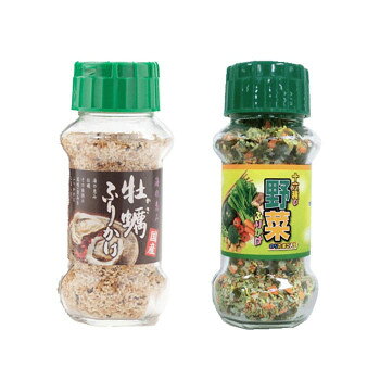 風味ゆたかなふりかけ十六種の野菜(ブロッコリー、南瓜、人参、パセリ、苦瓜、ケール、ゴボウ、レンコン、じゃが芋、グリーンピース、小松菜、セロリ、ほうれん草、トマト、チンゲン菜、モロヘイヤ)を盛り込んだふりかけです。のりとたまごを使用し、お子様にも食べやすい甘みのある味に仕上げてあります。国産牡蠣を顆粒に練り込み独特の風味をお楽しみいただけるふりかけです。ほかほかご飯、おむすび、お弁当にふりかけて、お召し上がりください。内容量牡蠣(95g)・十六種の野菜ふりかけ(90g)×各15個サイズ個装サイズ：34.8×17.2×43.5cm重量個装重量：12000g仕様賞味期間：製造日より360日生産国日本栄養成分栄養成分表(100g当たり)【牡蠣ふりかけ】熱量:391kcal、たんぱく質:9.4g、脂質:8.4g、炭水化物:69.4g、食塩相当量:7.6g【十六種の野菜ふりかけ】熱量 :367kcal　たんぱく質:11.3g　脂質 :7.6g　炭水化物:63.4g　食塩相当量:11.4g原材料名称：ふりかけ【牡蠣ふりかけ】ぶどう糖(国内製造)、ごま、牡蠣、でん粉、ポテトフレーク、食塩、顆粒醤油、砂糖、デキストリン、醤油、ホタテエキス、鰹節粉末、粉末醤油/加工でん粉、調味料(アミノ酸等)、香料、カラメル色素、貝Ca、甘味料(カンゾウ、ステビア)、酸化防止剤(V.E)、(一部に小麦・大豆・ゼラチン・ごまを含む)【十六種の野菜ふりかけ】でん粉(国内製造)、ぶどう糖、ポテトフレーク、ごま、食塩、砂糖、ニンジンフレーク、麦芽糖、乾燥卵黄、デキストリン、のり、鰹節粉末、カボチャフレーク、ホウレンソウフレーク、発酵調味料、ほうれん草粉末、混合野菜粉末(大麦若葉、ケール、ブロッコリー、南瓜、その他)、醤油、抹茶、酵母エキス、スピルリナ粉末、あおさ、椎茸、レンコンパウダー、グリーンピース粉末、乾燥小松菜粉末、ゴボウ/調味料(アミノ酸等)、加工でん粉、着色料(カラメル、カロチノイド、クチナシ、紅花黄)、酸化防止剤(V.E)、(一部に卵・小麦・大豆・ごまを含む)アレルギー表示卵、小麦、ごま、大豆、ゼラチン（原材料の一部に含んでいます）保存方法直射日光などの高温や多湿を避けて、保存してください。製造（販売）者情報製造者:株式会社みなり広島県東広島市河内町下河内636fk094igrjs