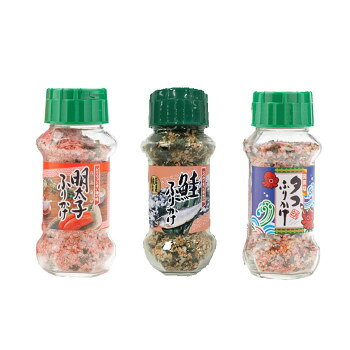 風味ゆたかなふりかけごはんのおともとして、あたたかいご飯やおむすび、お弁当に振りかけてお召し上がりください。【明太子ふりかけ】ごはんのともとして定評のある明太子(すけとうだらの卵)をふりかけにしました。【鮭ふりかけ】北海道産のさけフレークを使用し、鰹・胡麻・海苔で風味を高めています。【タコふりかけ】赤色を基調とし、たこの風味を生かしたふりかけです。たんぱく質やカルシウムが豊富な「たこふりかけ」です。内容量明太子ふりかけ(85g)・鮭ふりかけ(85g)・タコふりかけ(85g)×各10個サイズ個装サイズ：34.8×17.2×43.5cm重量個装重量：12000g仕様賞味期間：製造日より360日生産国日本栄養成分栄養成分表(100g当たり)【明太子ふりかけ】熱量 :322kcal　たんぱく質:8.8g　脂質 :0.6g　炭水化物:70.4g　食塩相当量:13.5g【北海道産鮭ふりかけ】熱量 : 350kcal たんぱく質 : 14.0g 脂質 : 9.4g 　炭水化物 : 52.3g 食塩相当量 : 13.5g【タコふりかけ】熱量:417kcal、たんぱく質:15.8g、脂質:14.2g、炭水化物:56.4g、食塩相当量:9.4g、カルシウム:260mg原材料名称：ふりかけ【明太子ふりかけ】でん粉(国内製造)、ぶどう糖、ポテトフレーク、食塩、パン粉、発酵調味料、青のり風味顆粒、辛子明太子、オキアミエキス、砂糖、醤油、のり、香辛料、鰹節粉末、デキストリン、鰹エキス粉末、トマトパウダー、かつお風味調味料、蛋白加水分解物/加工でん粉、調味料(アミノ酸等)、着色料(カロチノイド、ラック、紅麹、カラメル)、香料、酸味料、香辛料、甘味料(ステビア、カンゾウ)、(一部に乳成分・小麦・大豆を含む)【北海道産鮭ふりかけ】炒りごま(国内製造)、ぶどう糖、ポテトフレーク、でん粉、鮭風味顆粒(乳糖、砂糖、食塩、鮭パウダー)、食塩、のり、さけフレーク、あおさ、砂糖、乾燥鮭パウダー、デキストリン、醤油、鰹節粉末、粉末醤油、トマトパウダー、辛子明太子、発酵調味料、風味調味料、香辛料、野菜エキスパウダー/調味料(アミノ酸等)、加工でん粉、着色料(カロチノイド、カラメル、紅麹、ラック)、香料、酸化防止剤(ビタミンE)、甘味料(カンゾウ、ステビア、アセスルファムK)、酸味料、香辛料、(一部に乳成分・小麦・えび・いか・さけ・大豆・ごまを含む)【タコふりかけ】炒りごま(国内製造)、卵風味顆粒(乳糖、コーンスターチ、卵黄末、砂糖、その他)、ポテトフレーク、鮭風味顆粒(乳糖、砂糖、食塩、鮭パウダー)、パン粉、乾燥たこ風味かまぼこ(鱈すり身、でん粉、その他)、たらこ風味顆粒、砂糖、食塩、のり、でん粉、発酵調味料、乾燥タコチップ、魚醤、和風調味料、デキストリン、野菜エキス、酵母エキス/調味料(アミノ酸等)、加工でん粉、ソルビット、着色料(カロチノイド、紅麹、カラメル)、香料、酸化防止剤(V.E)、(一部に卵・乳成分・小麦・かに・いか・さけ・さば・大豆・豚肉・ごまを含む)アレルギー表示卵、乳、小麦、えび、かに、いか、ごま、さけ、さば、大豆、豚肉（原材料の一部に含んでいます）保存方法直射日光などの高温や多湿を避けて、保存してください。製造（販売）者情報製造者:株式会社みなり広島県東広島市河内町下河内636fk094igrjs