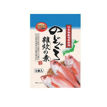 アレンジしてもおいしい鍋にお茶碗一杯(120g)のご飯と雑炊の素1袋、お湯160mlを入れ、1分間煮込むことで雑炊ができあがります。のどぐろ風味をお楽しみください。たまごを入れるなどお好みでアレンジしてもおいしくいただけます。内容量31.5g(6.3g×5袋)/個サイズ個装サイズ：30.3×25.4×50cm重量945g個装重量：2200g仕様賞味期間：製造日より360日セット内容31.5g(6.3g×5袋)×30個生産国日本栄養成分(100g当たり)熱量:243kcalたんぱく質:17.3g脂質:1.5g炭水化物:40.0g食塩相当量:35.8g原材料名称：ぞうすいの素食塩(国内製造)、ぶどう糖、アカムツ(のどぐろ)、砂糖、のり、乾燥ネギ、酵母エキス、蛋白加水分解物、粉末醤油、乾燥赤ピーマン/調味料(アミノ酸等)、トレハロース、二酸化ケイ素、(一部に小麦・大豆を含む)アレルギー表示小麦、大豆（原材料の一部に含んでいます）保存方法直射日光などの高温や多湿を避けて、保存してください。製造（販売）者情報製造者:株式会社みなり/広島県東広島市河内町下河内636fk094igrjs