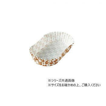 天満紙器 ペットカップ 小判・深 茶ブロック 500枚 PTK12065-B-0001