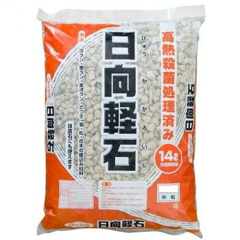 あかぎ園芸 日向土 中粒 14L 4袋 1111412