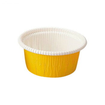 天満紙器 カールカップ 黄 50x30 100枚 CR-03-0001