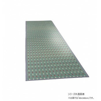 掛川廊下敷十和田 掛川織 い草廊下敷 80x340cm グレー TSN341358