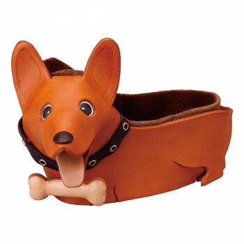 本革メガネスタンド コーギー 092143