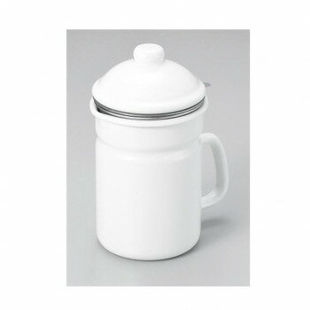 活性炭付オイルポット0.7L　PCL-06W・ホワイト　PCL-06W・ホワイト